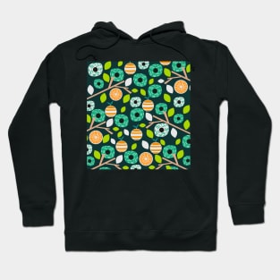 Oranges and flowers Hoodie